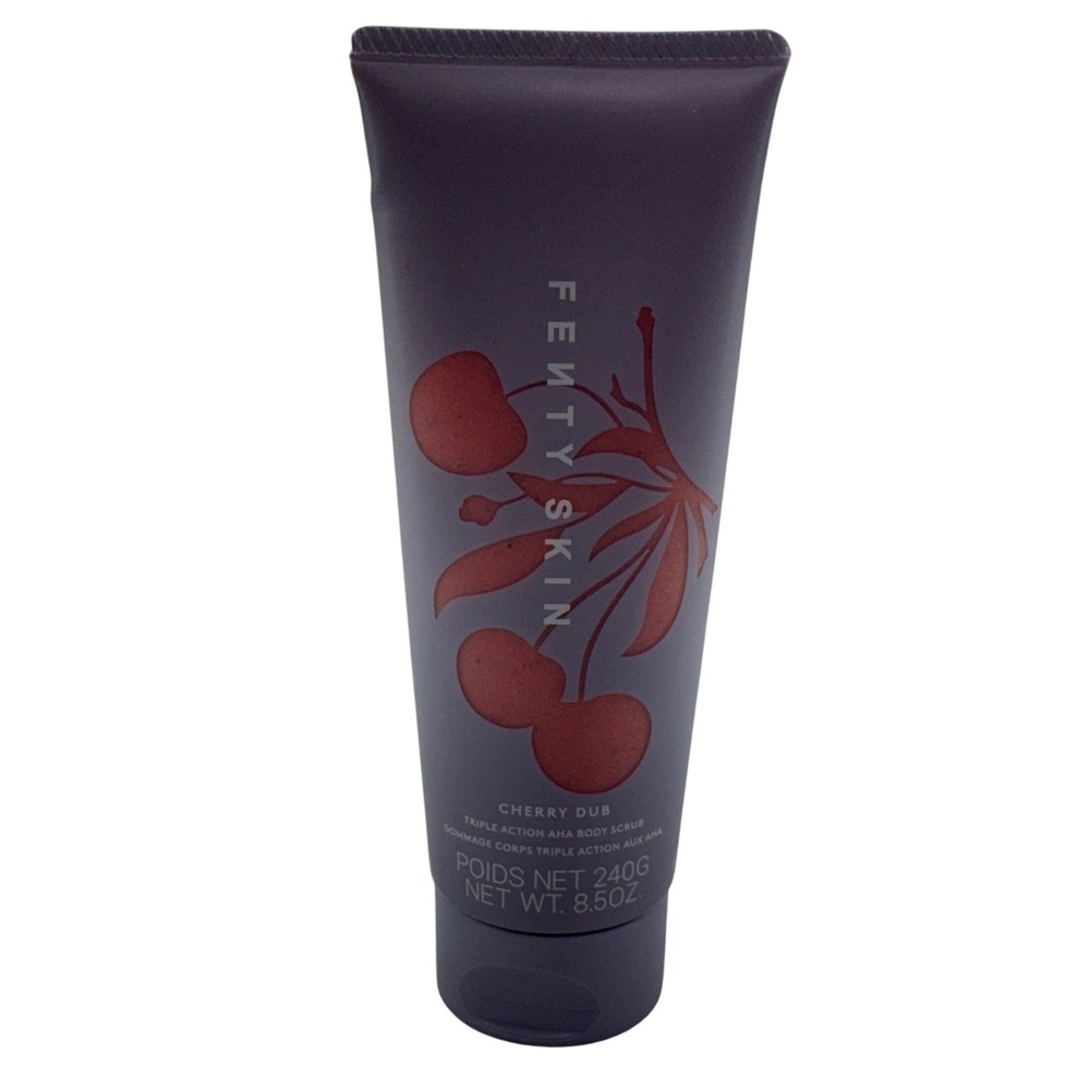 Fenty Skin Cherry Dub Triple Action AHA‎ Body Scrub Exfoliating 8.5oz